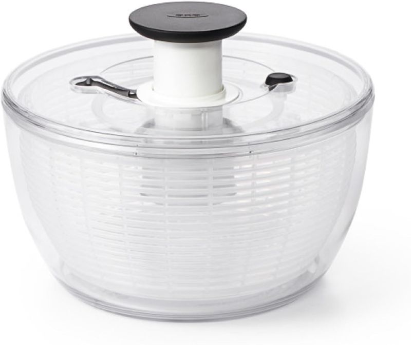 Photo 1 of OXO Good Grips Large Salad Spinner - 6.22 Qt., White
