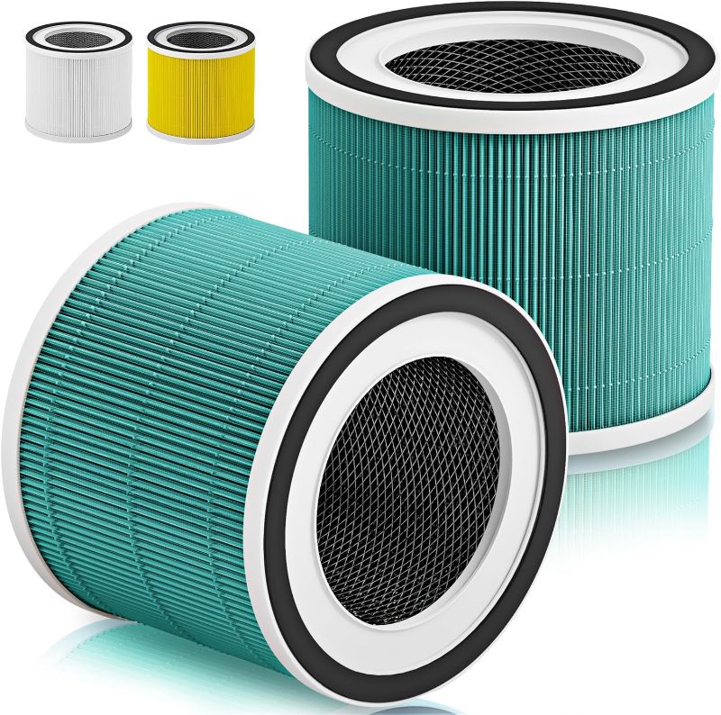 Photo 1 of 2 Pack Core 300 Replacement Filter Compatible with Levoit Air Purifier Core 300-rf Core 300S, 3-in-1 Filtration System of Pre-filter, H13 True HEPA and Activated Carbon Filter
