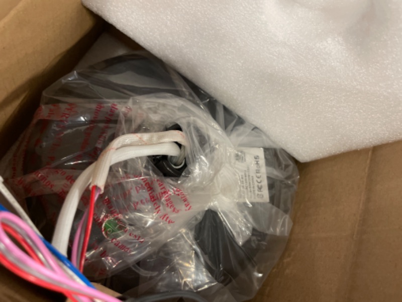 Photo 1 of ocioc 52 inch Ceiling Fans with Lights, Large Air Volume Ceiling Fans with Reversible Quiet DC Motor and Remote?Black-2 Pack?