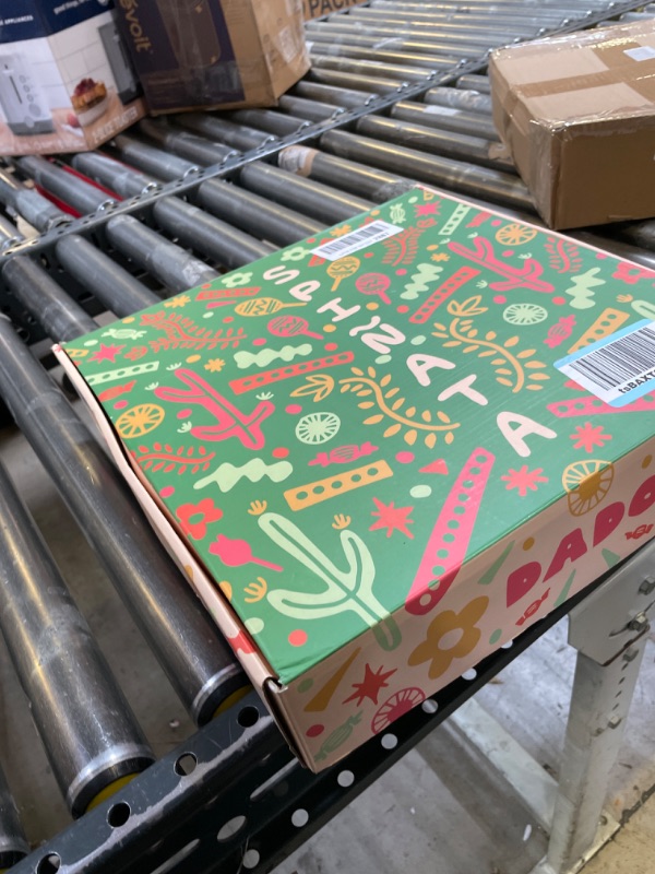 Photo 1 of Spinata - Spinning Pinata with Pull-String Option and Pinata Bolo, Reusable Pinata for Gender Reveal Parties and Fun Indoor/Outdoor Entertainment, Ideal for Kids and Adults