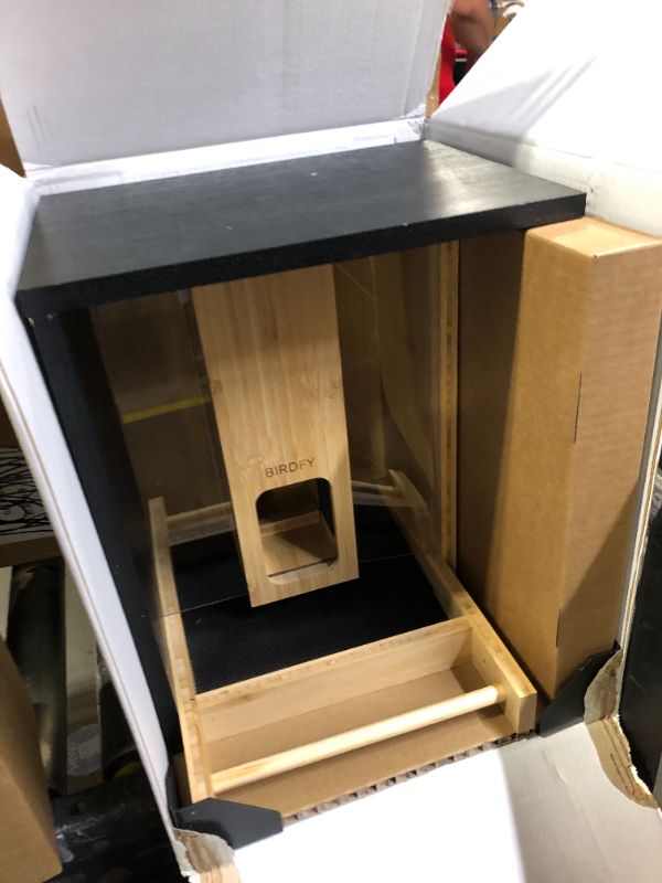 Photo 1 of NETVUE Birdfy® Upgraded Smart Bird Feeder Camera Solar Powered, Auto Capture Birds & Notify in Time, Powerful AI Recognition, Eco-Friendly & Renewable Bamboo Wood Bird Feeder Camera, Ideal Present