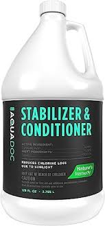 Photo 2 of Pool Stabilizer and Conditioner for Swimming Pools - Maximum Strength Swimming Pool Conditioner and Cyanuric Acid for Pools- Helps with Pool Water Evaporation | AquaDoc Pool Supplies