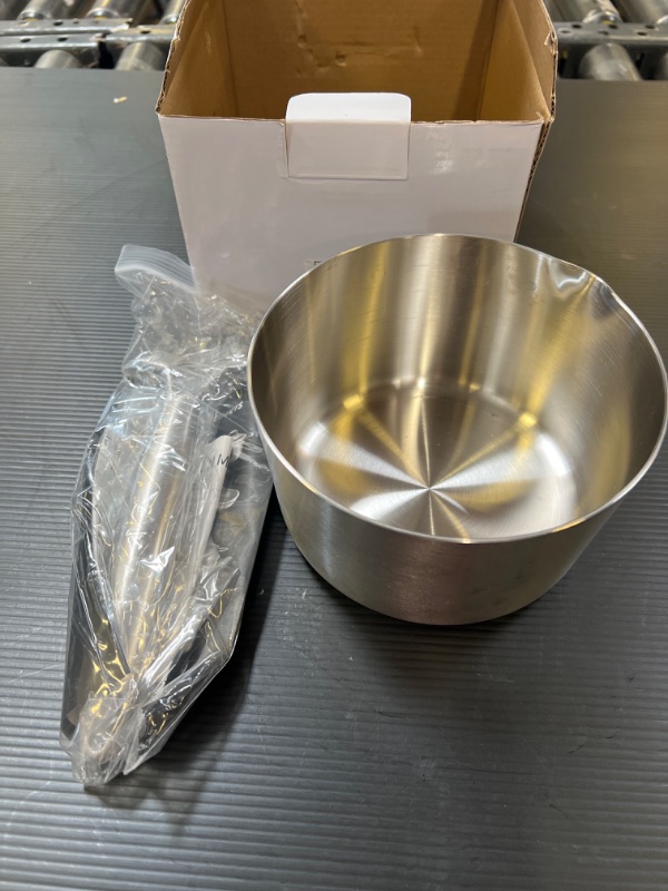 Photo 2 of 1 Quart Tri-Ply Stainless Steel Sauce Pan with Lid,Small Sauce Pan,Milk Pot,Small Induction Pot,Butter Warmer,Dishwasher and Oven Safe. 1QT