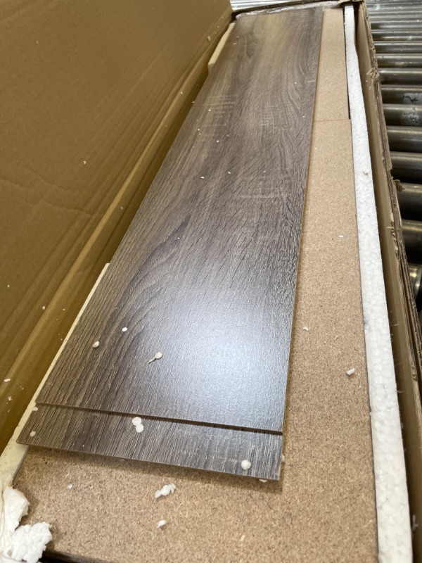 Photo 1 of Furinno Basic 3-Tier Bookcase Storage Shelves, French Oak Grey