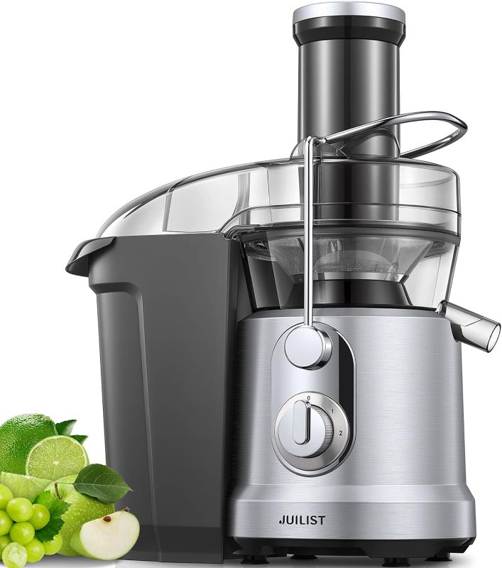 Photo 1 of 1300W Juicer Machines, Juilist Powerful Juice Extractor Machine with 3.2" Wide Mouth for Whole Fruits & Veggies, Fast Juicing Fruit Juicer for Beet, Celery, Carrot, Apple, Easy to Clean, BPA-Free
