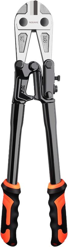 Photo 1 of 14 Inch Bolt Cutter Heavy Duty Forged T8 Steel Blade Wire Cutters for Chain/Metal/Screw/Rivet/Fence with Rubber Grip Handle
