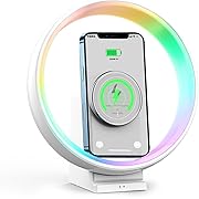 Photo 1 of 10W Bluetooth Speaker Night Light- 4 in 1Night Light with Wireless Charger- vireless Charging Speaker Speaker, Phone Holder