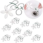 Photo 1 of 10 Pack Drain Hair Catcher, Flower Hair Drain Catcher, Bathtub Drain Cover Drain Clog Protectors for Bathtubs and Sinks