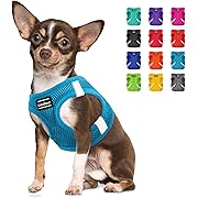 Photo 1 of CollarDirect Step-in Reflective Dog Harness - Any Weather Air Mesh for Small and Medium Dogs Easy to Put On and Off (Size XL, Light Blue)