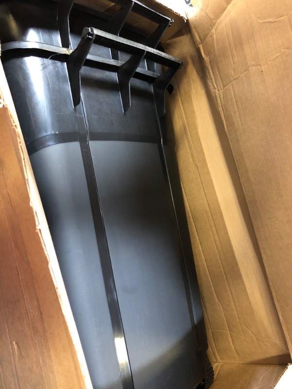 Photo 1 of 1 PCK TRASH CANS BLACK