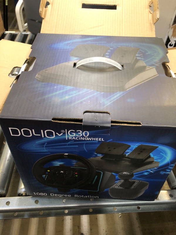 Photo 2 of  DOYO 1080 Degree Steering Wheel with Pedal Multi-Platforms Racing Wheel 