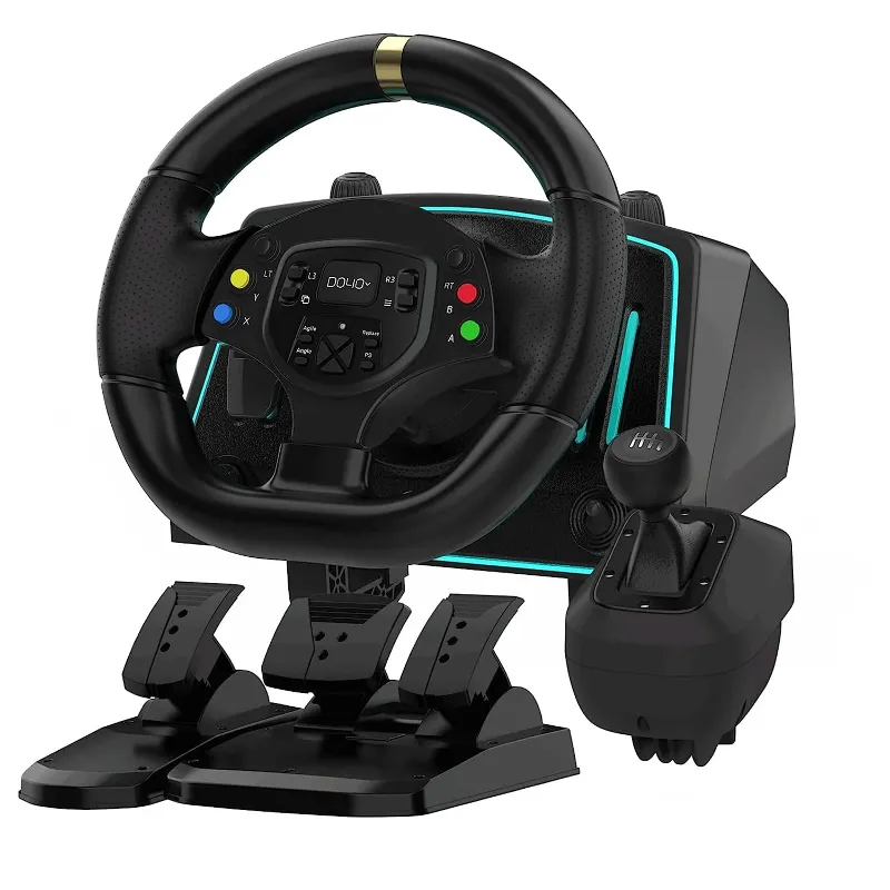 Photo 1 of  DOYO 1080 Degree Steering Wheel with Pedal Multi-Platforms Racing Wheel 