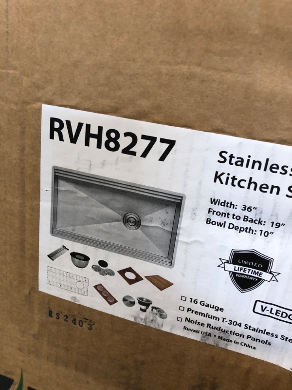 Photo 1 of RVH8277 KITCHEN SINK