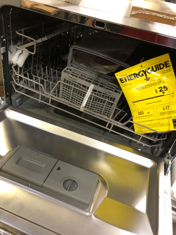 Photo 1 of BLACK+DECKER BCD6W 6 Place Setting ENERGY STAR Portable Compact Countertop Dishwasher
