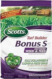 Photo 1 of Scotts Turf Builder Bonus S Southern Weed & Feed2, Weed Killer and Lawn Fertilizer, 5,000 sq. ft., 17.24 lbs.
