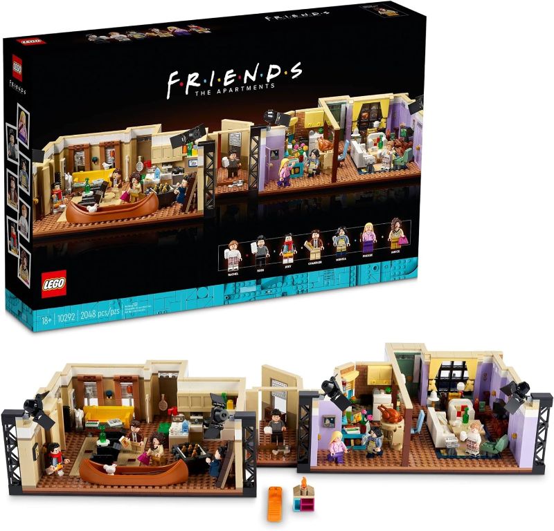 Photo 1 of  LEGO Icons The Friends Apartments 10292, Friends TV Show Gift from Iconic Series, Detailed Model of Set, Collectors Building Set with 7 Minifigures of Your Favorite Characters
