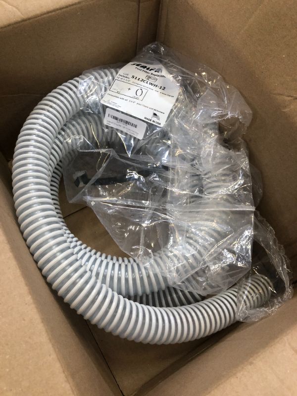 Photo 1 of Sealproof 1.5" Pool Filter Pump Connection Hose for Above Ground Pools, 12 FT x 1-1/2 Inch Premium Quality Kinkproof PVC, Made in USA | Cut to Desired Length, Includes 4 Hose Clamps