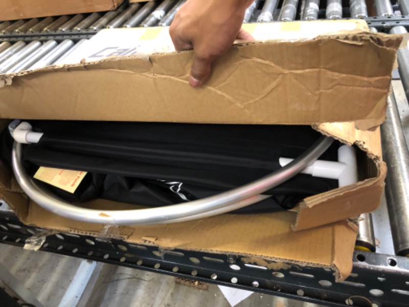 Photo 1 of CalmMax Oval Ice Bath Tub with Double Inflatable Neck Rest Ring, Portable Cold Plunge with Cover, 101 Gal Cold Plunge Tub for Cold Water Therapy, XL Ice Baths at Home, Outdoor, Gym (IB004) Black