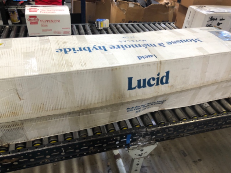 Photo 1 of LUCID 10 Inch Hybrid Mattress - Bamboo Charcoal and Aloe Vera Infused Memory Foam - Moisture Wicking - Odor Reducing
