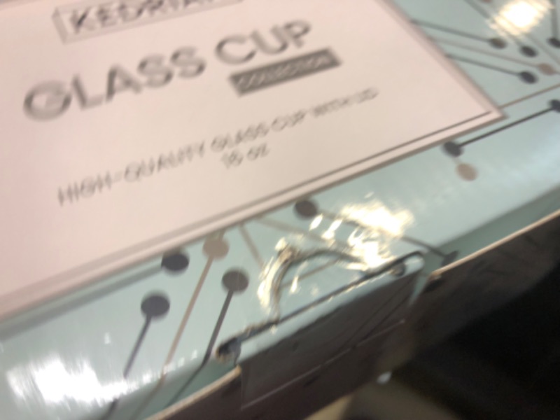 Photo 2 of -factory sealed-KEDRIAN Christian Glass Cup 16oz, Bible Verse Gifts, Inspirational Christian Gifts For Women, Catholic Religious Gifts, Gift Ready
