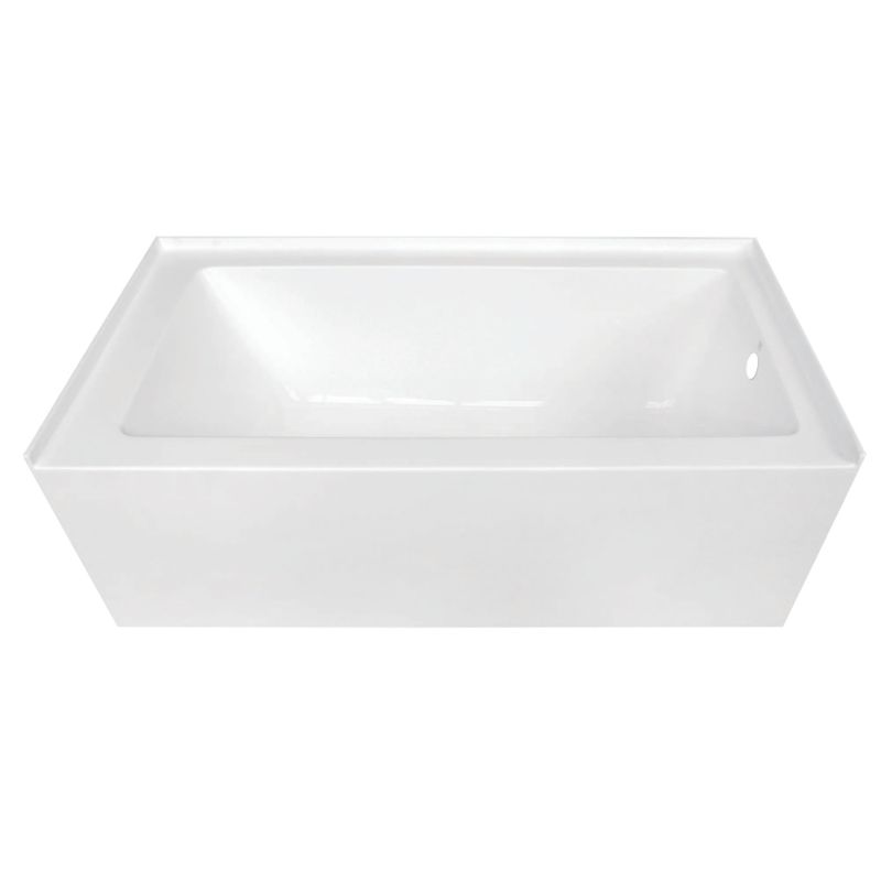 Photo 1 of -FACTORY SEALED- Aqua Eden VTDE603122R 60-Inch Acrylic 3-Wall Alcove Tub with Right Hand Drain White
