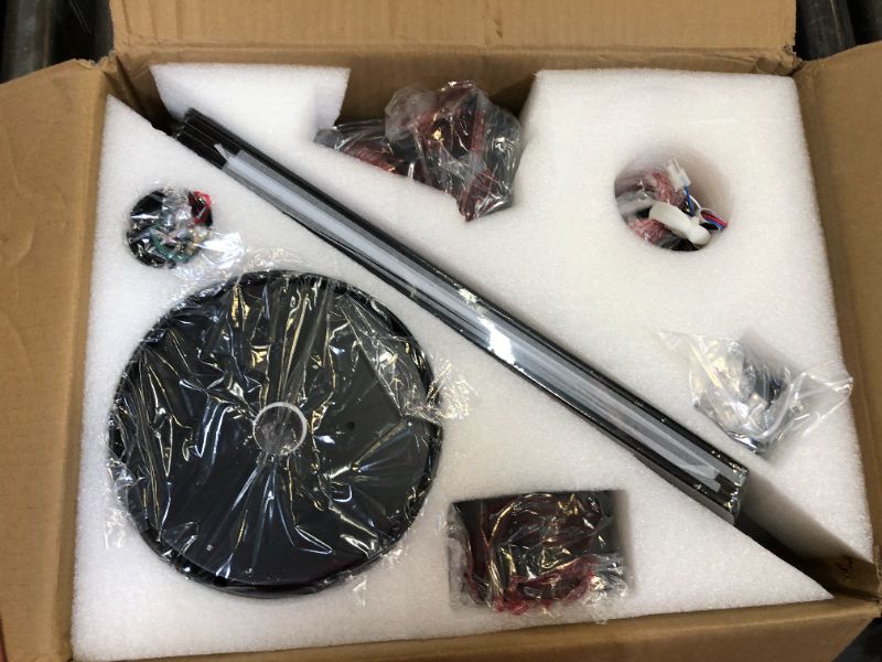 Photo 1 of Ceiling Fans with Lights 42-Inch, Remote Control Reversible DC Motors, 3CCT Dimmable Timer Noiseless, Black Ceiling Fan for Bedroom Living Room, Indoor&Outdoor ETL Listed Matte Black 42 inches