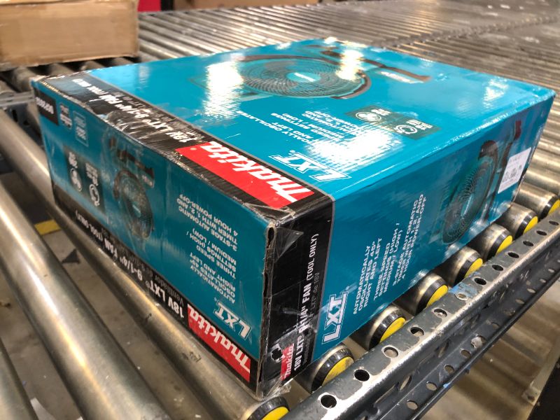 Photo 4 of -DOES NOT COME WITH BATTERY- Makita DCF203Z 18V LXT Lithium-Ion Cordless 9-1/4" Fan, Tool Only Teal