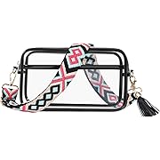 Photo 1 of Goopreen Clear Bag Stadium Approved - Clear Crossbody Bag, Clear Purses for Women Stadium, Adjustable Shoulder Strap See Through Bag