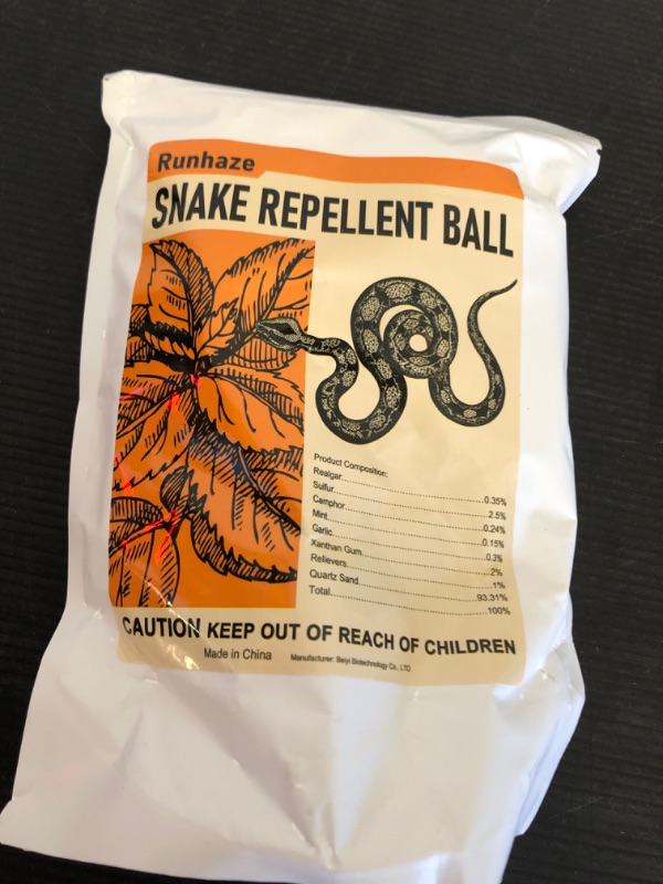 Photo 2 of 12 Packs Snake Away Repellent for Yard Powerful Be Gone Pet and Children Safe Ball for Outdoors Indoors Defence Camping Fishing Lawn Garden Home Control