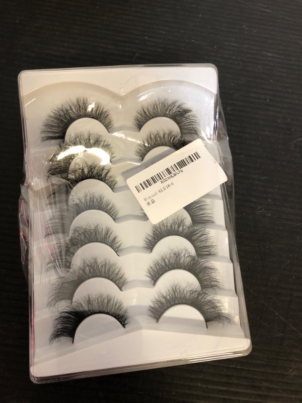 Photo 2 of Cat Eye Lashes Natural Look False Eyelashes Look Like Extension Faux Mink Eyelashes False Lashes Look Natural Fake Lashes 7 Pairs Pack W