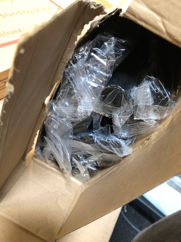 Photo 1 of Clothing Clothes Rack with Bottom Shelf, Metal Garment Rack for Hanging Clothes, Black Single Rod