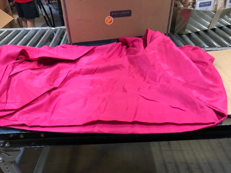 Photo 1 of 2 PACK -- Hot Pink Plastic Table Cloth