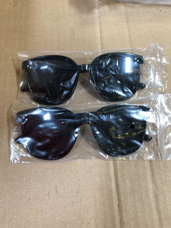 Photo 2 of 2 PACK- MR. AND MRS. - Plastic Vintage Retro Style Sunglasses