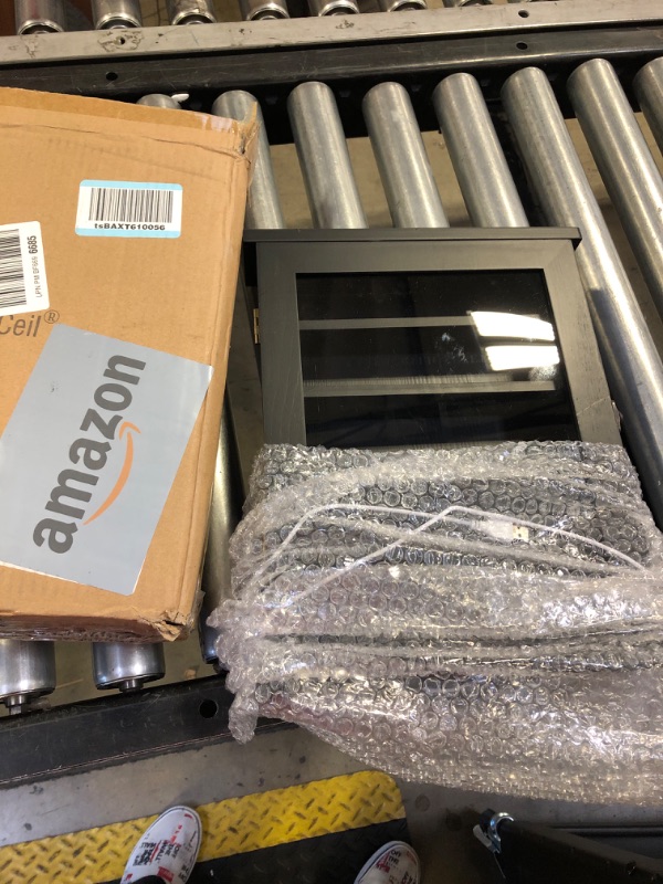 Photo 1 of Knife Display Case for Wall Display Case with LED Light Military Folding Knife Box Wall Cabinet with UV Protection Removable Acrylic Shelves Black Pocket Knife Stand for Collections