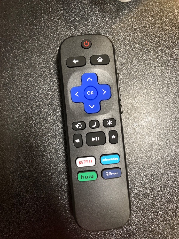 Photo 1 of  Replacement for Roku-TV-Remote, Compatible for TCL Roku/Hisense Roku/Onn Roku/Sharp Roku Series Smart TVs (Not for Roku Stick and Box)
