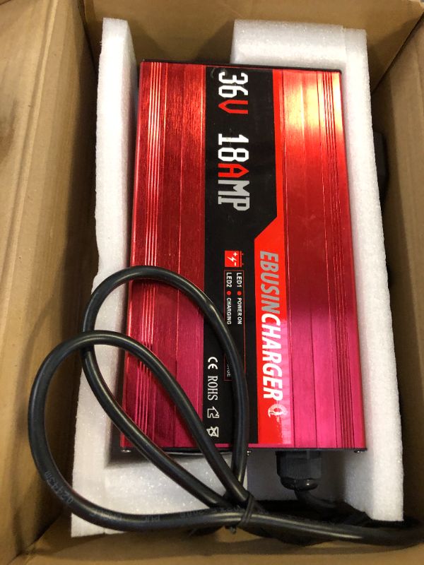 Photo 1 of 18 AMP Battery Charger for EZGO Marathon,36 Volt Golf Cart Charger for EZGO, Anderson SB-50 Style Plug,Smart Charger with Trickle Charge, 4-6 Hours Full Charge
