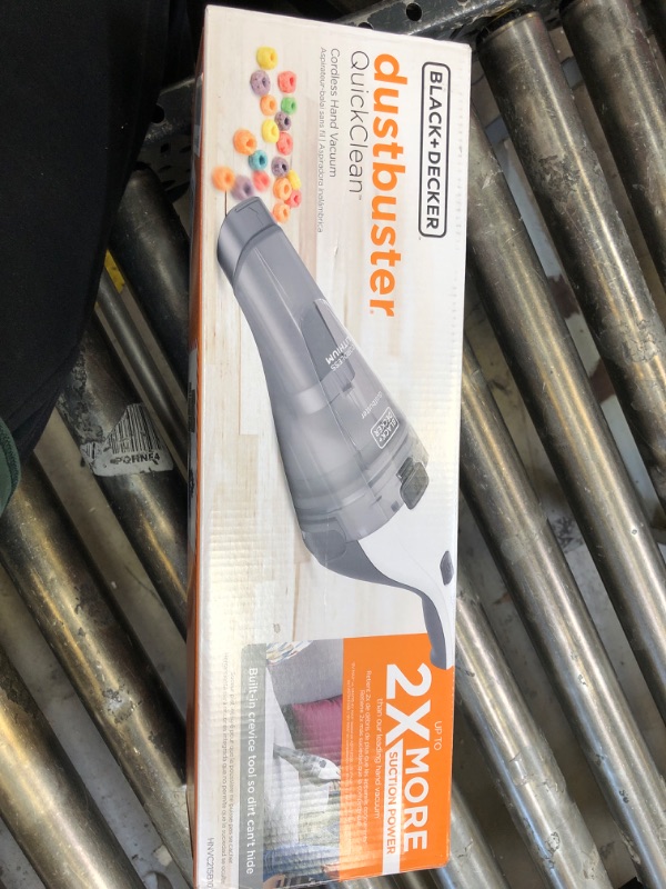 Photo 2 of Black+Decker dustbuster QuickClean Cordless Handheld Vacuum (HNVC215B10)