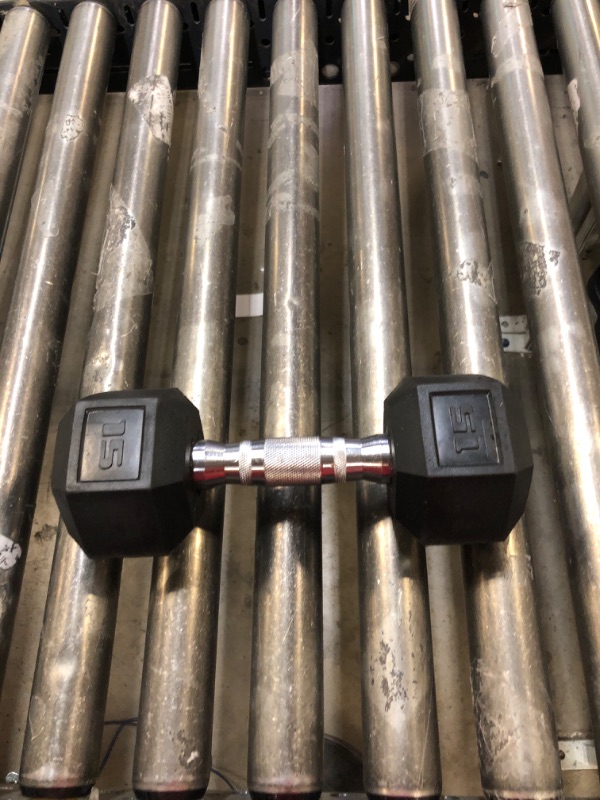 Photo 1 of 15 lb Coated Dumbbell