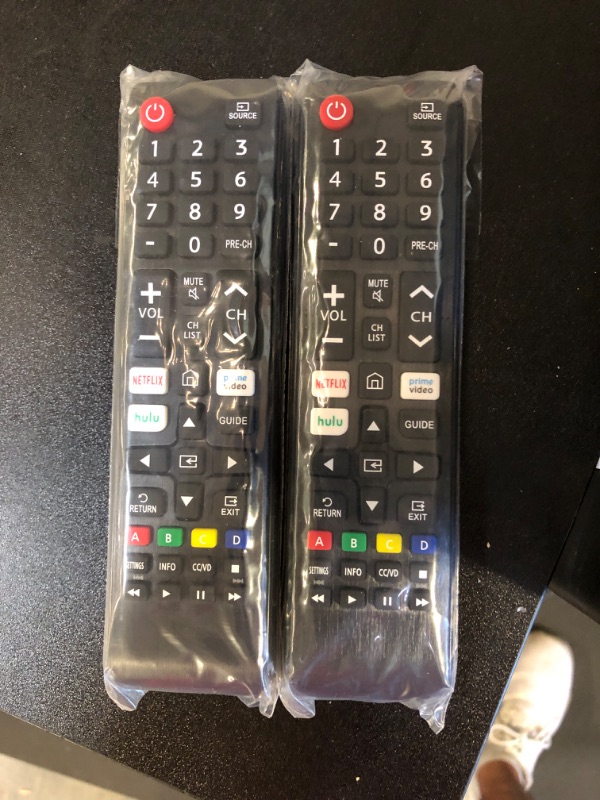 Photo 2 of ?Pack of 2? New Universal Remote for All Samsung TV Remote, Replacement Compatible for All Samsung Smart TV, LED, LCD, HDTV, 3D, Series TV
