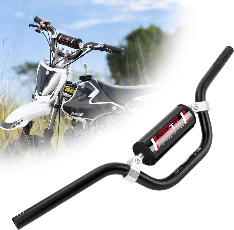 Photo 1 of 
7/8 inch Handlebar for 49-70cc Kids Dirt Bike,RUTU Heavy Duty Handle Bars with Crossbar Foam Pad, 2 Stroke ATVS Dirt Bike KX,Electric Bicycle Scooter