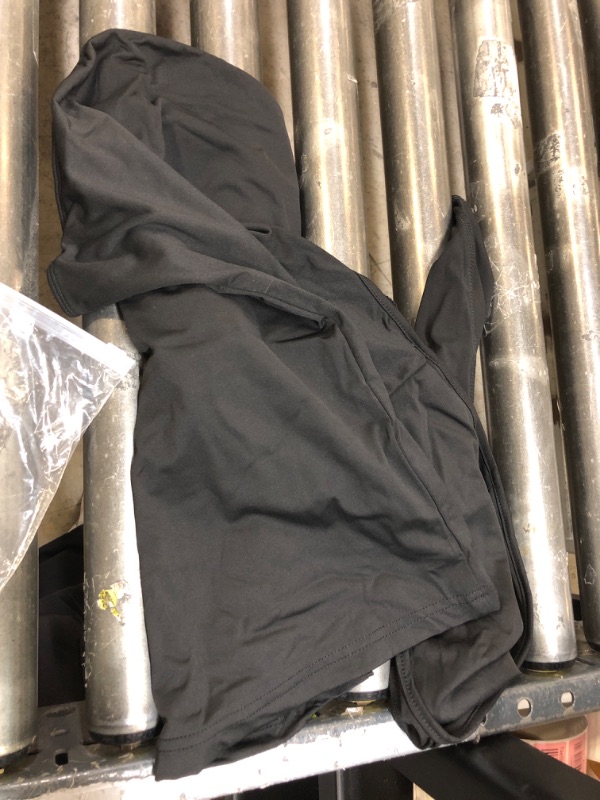 Photo 1 of womens 2 piece set - black size medium - long sleeve throw over shrugs with skirt