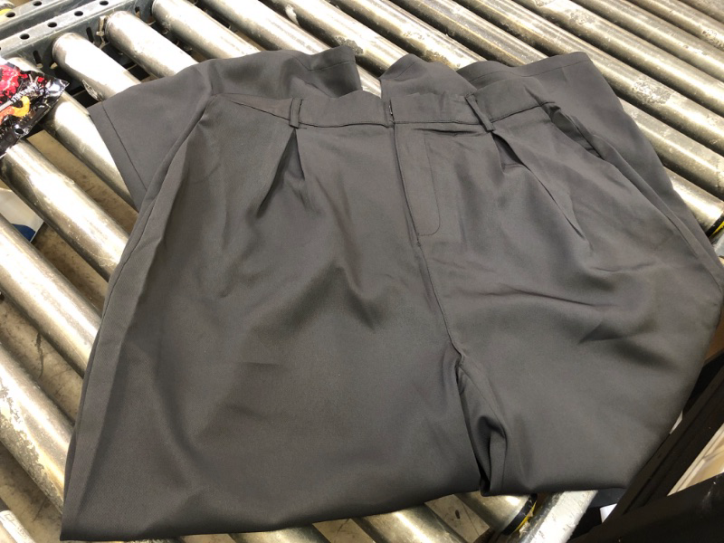 Photo 1 of  womens high waisted dress pants - wide leg - black - size 2xl 