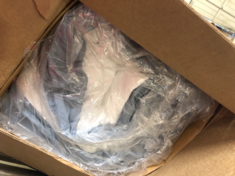 Photo 1 of Amazon Basics Cooling Infused Gel Memory Foam Mattress, Medium-Firm, CertiPUR-US Certified, Twin Size, 12 Inch, White/Gray Twin 12-inch Memory Foam Medium Feel