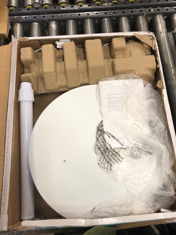 Photo 1 of Black & Decker, White 16" Stand Fan with Remote