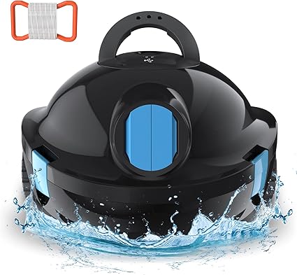 Photo 1 of ???????? OUCAXIA Cordless Robotic Pool Cleaner, Powerful Automatic Pool Vacuum, 90 Mins Runtime, Self-Parking, Lightweight, Ideal for above/In-Ground Pool about 65 Ft/1100 Sq.Ft
