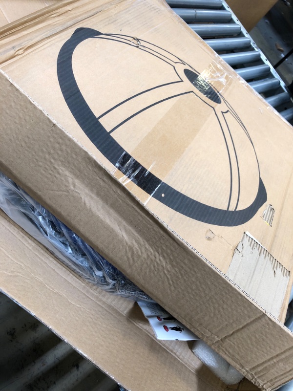 Photo 2 of ZELUS 25in. Balance Ball | 1500lb Inflatable Half Exercise Ball Wobble Board Balance Trainer w Nonslip Base | Half Yoga Ball Strength Training Equipment w 2 Bands, Pump, Extra Ball Included Blue