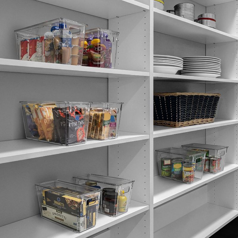 Photo 1 of 
ClearSpace Plastic Storage Bins with Lids – Perfect Kitchen Organization or Pantry Fridge Organizer, and Bins, Cabinet Organizers



