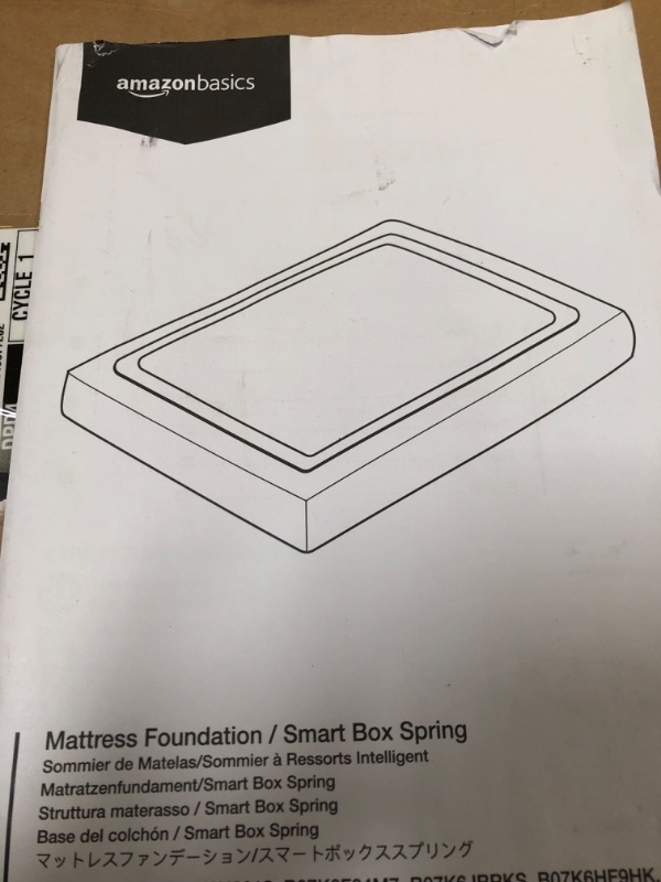 Photo 2 of Amazon Basics Smart Box Spring Bed Base