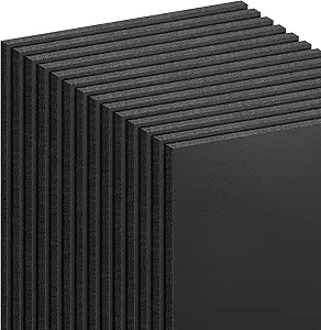 Photo 1 of 20 Pcs Large Foam Boards Bulk Foam Core Backing Board 3/16 Inch Thickness Foam Core Board Foam Poster Boards for Presentations, School, Office, Art Projects(Black,20 x 30 x 3/16 Inches)
