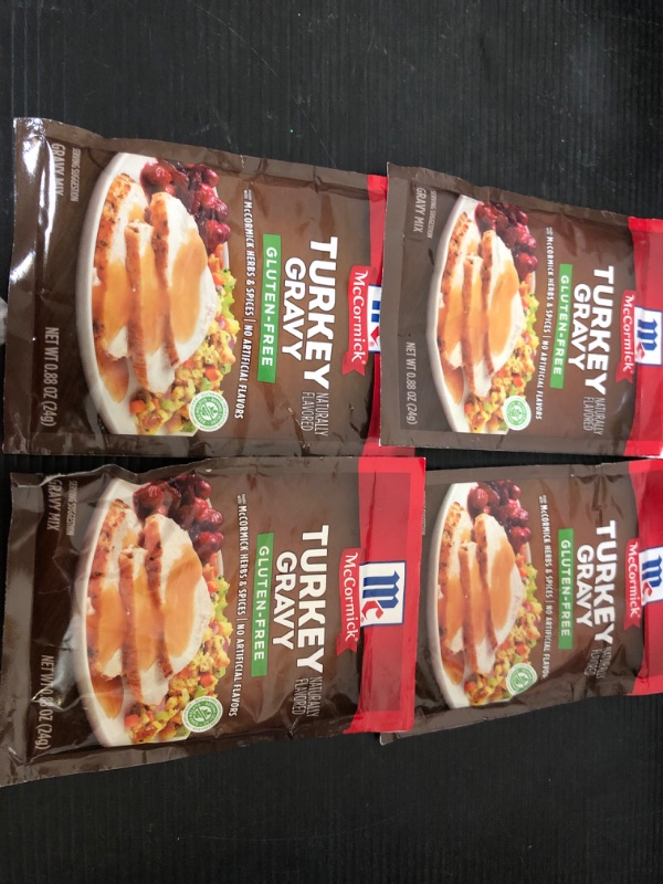 Photo 2 of 4pack exp date 09/2025---Mccormick Gravy Mix, Gluten-Free, Turkey - 0.88 oz